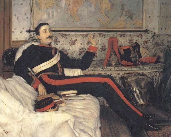James Tissot Colonel Burnaby Spain oil painting art